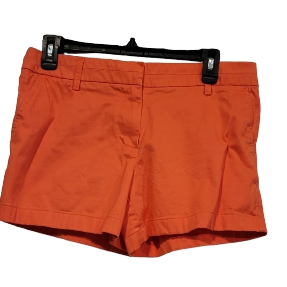 Cambridge Dry Goods Orange Shorts 97% Cotton 3% Spandex Size 6